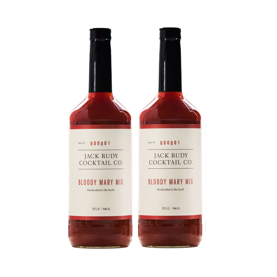 Jack Link's Bloody Mary Cocktail Gift Set, Includes 2 Mason Jar glasses and  32oz Bloody Mary mix bottle 